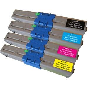 Peach Toner Spar Pack Oki 44469803,44469704 / 5 / 6 (PT292) pas cher