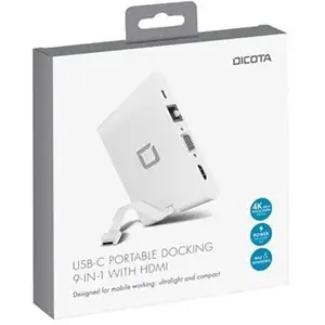 Dicota USB-C Portable Docking 9-in-1 with HDM pas cher