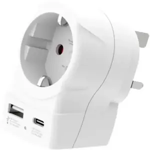 Adaptateur de voyage SKROSS Europe vers Royaume-Uni USB-A + USB-C pas cher