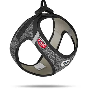 Curli Clasp Harnais en laine mérinos Noir Taille XL pas cher