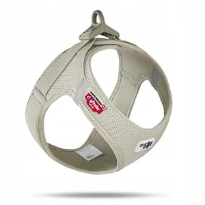 Curli Sluiting Air Mesh Hondentuigje Beige XS pas cher