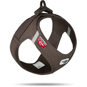 Curli Clasp Harnais en maille aérée Marron XS pas cher