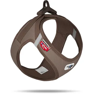 Curli Clasp Harnais pour chien, en corde marron, 3XS pas cher