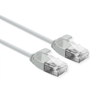 ROLINE UTP DataCenter Câble patch catégorie 6A (classe EA) LSOH fin Gris 2 m pas cher