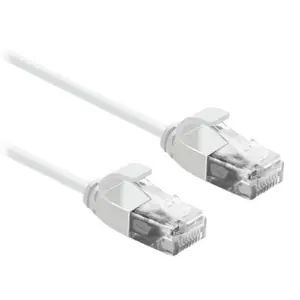 Roline - Cordon de raccordement - RJ-45 (M) pour RJ-45 (M) - 30 cm - UTP - CAT 6a - sans halogène, moulé - blanc pas cher