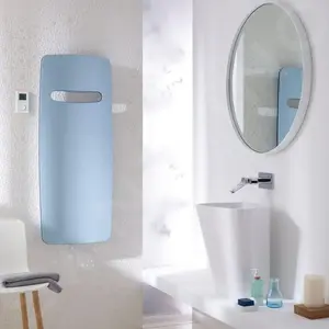 Zehnder vitalo Designradiator VIT-120-050, 1200x490 mm, uitvoering in snede, met centrale aansluiting, ZV200349B100000 pas cher