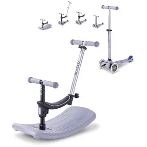 Trottinette évolutive Mini Micro Rock & Go Lavande LED pas cher
