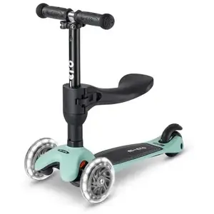 Trottinette évolutive Mini Micro 3en1 Lite Mint LED pas cher