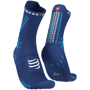 Compressport Pro Racing Socks V4.0 Run High Bleu foncé