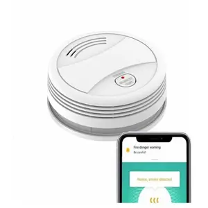 GIGICIAL Détecteur de fumée intelligent WIFI Détecteur WiFi Détecteur de fumée Détecteur de fumée pas cher
