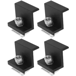 OMABETA 12Pcs Attache Panneau Solaire Z en Alliage d'Aluminium pour Su... pas cher