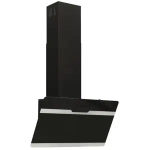 GAROSA BAO Hotte murale 60 cm Acier et verre trempé Noir - 7658796683490