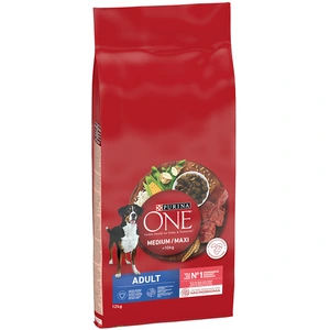PURINA ONE Medium/Maxi Adult boeuf, riz pour chien - 12 kg pas cher