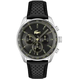 Lacoste Montre chronographe à quartz pour homme Collection Boston avec... pas cher