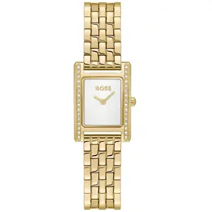 BOSS, Montre, Lucy Precious, Or, Blanc, (Montre analogique, 19 mm)