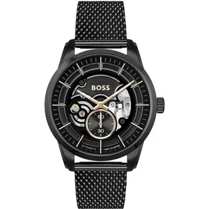 Montre - Acier Noir - Hugo Boss - 1514035 pas cher