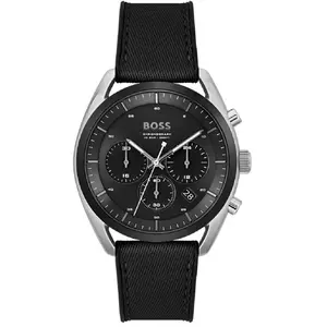 Montre - Acier,Tissu Noir - Hugo Boss - 1514091 pas cher