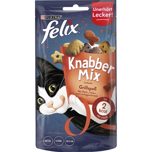 60g Party Mix Felix saveur grillade - Friandises pour chat pas cher