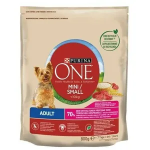 One Mini Adult Boeuf, Riz - Nourriture sèche pour chiens - 800 g - PurinaVendu parzooplus-be