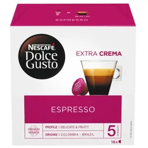 Capsules de café NESCAFÉ® Dolce Gusto® Espresso 16 pièces.