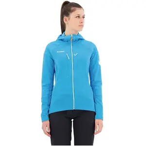Mammut Eiswand Advanced Fleece Met Capuchon Blauw S Vrouw pas cher