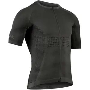 X-Bionic Xceed Ride Wielrenshirt Korte Mouwen Heren - Zwart/Grijs - S