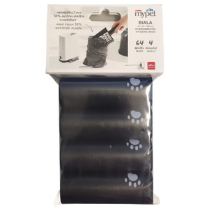 Rotho Mypet Biala Hygiënische Poepzakjes - Kattenbakaccessoires - 4x16 stuks pas cher