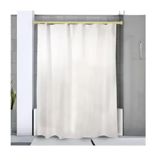Spirella Barre Tringle pour Rideau de Douche ou Baignoire Extensible sans perçage en Alu Kreta 125-220cm Or