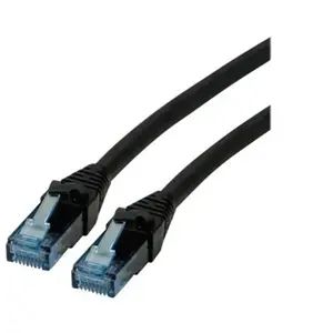 ROLINE Patchkabel Cat.6A UTP, Component Level, LSOH, zwart, 0,5 m pas cher