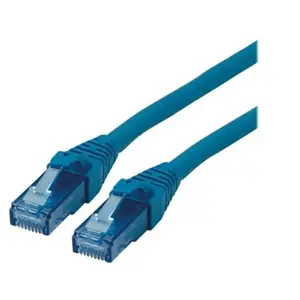 ROLINE Patchkabel Cat.6A UTP, Component Level, LSOH, blauw, 1 m pas cher