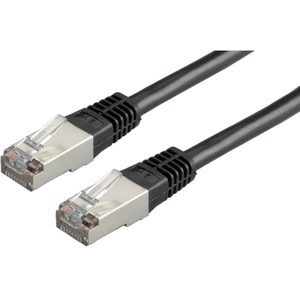 ROLINE patchkabel Cat.5e (Klasse D) FTP, zwart, 1 m pas cher