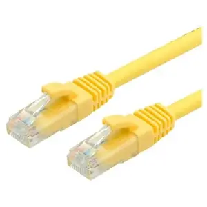 Comparateur de prix : Secomp Câble réseau CAT6 UTP Jaune - Value - 1m - Sans halogène - Connecteurs RJ-45 plaqués or