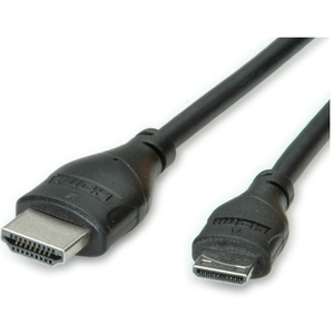 Roline câble hdmi +eth.,a-c, m m, 0.8m 11.04.5568 pas cher