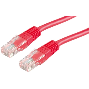 Secomp VALUE Câble patch Cat.6 (Class E) UTP Rouge 1 m pas cher