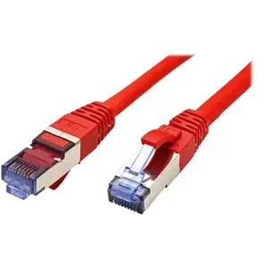 VALUE Câble patch Cat.6A (Class EA) S/FTP (PiMF), LSOH, rouge, 1,5 m pas cher
