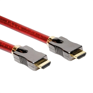 ROLINE Câble HDMI Ultra HD avec Ethernet, 8K I St I Rouge, 2 m pas cher