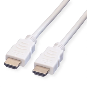 SECOMP VALUE HDMI High Speed Cable met Ethernet M-M, wit, 5 m pas cher