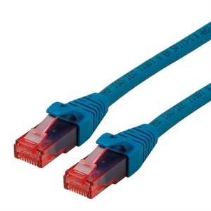 Comparateur de prix : ROLINE Patchkabel Cat.6 UTP, Component Level, LSOH, blauw, 0,5 m