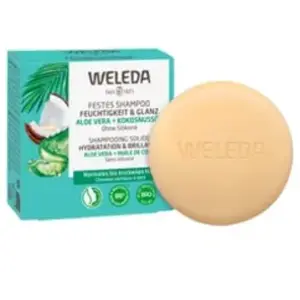 Weleda Shampooing solide Hydratation & Brillance - 50 g pas cher