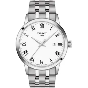 Tissot orologio Classic Dream 42mm bianco quarzo acciaio T129.410.11.013.00 pas cher