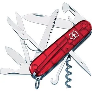 Victorinox Taschenmesser Huntsman (15 Funktionen, Schere, Holzsäge, Ko...