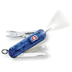 Couteau Suisse Victorinox 5 PiÃ¨ces Signature Lite Bleu Translucide