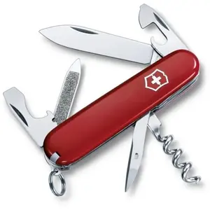 victorinox - 0.3803.b1 - blister victorinox sportsman rouge + anneau pas cher