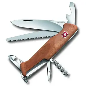 Victorinox Ranger Wood 55 Zwitsers Zakmes - 10 Functies - Hout