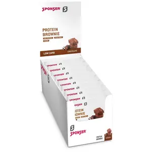 Sponser Sport Food Boîte De Barres Protéinées Brownie Chocolat 50g 12 ... pas cher