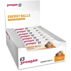 Sponser Sport Food Boîte De Barres énergétiques Balls Caramel Salé 45g 18 UnitésVendu parbikeinn