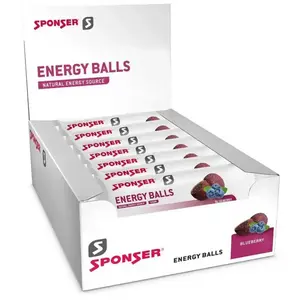 Sponser Sport Food Boîte De Barres énergétiques Balls Myrtille 45g 18 UnitésVendu parbikeinn
