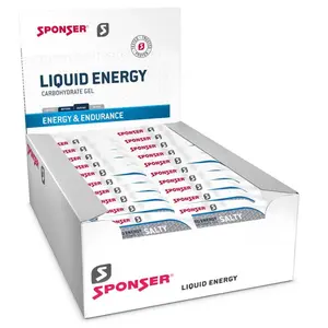 Sponser Sport Food Boîte De Gels énergétiques Liquid Salé 35g 40 Unités pas cher