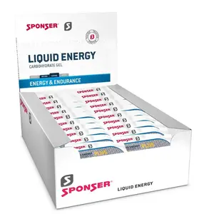 Sponser Sport Food Boîte De Gels énergétiques Liquid Plus 35g 40 Unités pas cher