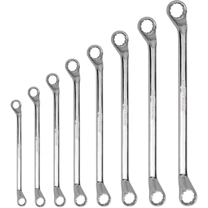 Kraftwerk, Clé à molette, Jeu de 8 clés polyg. 6 à 22 mm, trousse (17 mm, 20 mm, 11 mm, 19 mm, 13 mm, 21 mm, 9 mm, 12 mm, 6 mm, 8 mm, 7 mm, 18 mm, 16 mm, 22 mm, 15 mm, 14 mm, 10 mm) pas cher